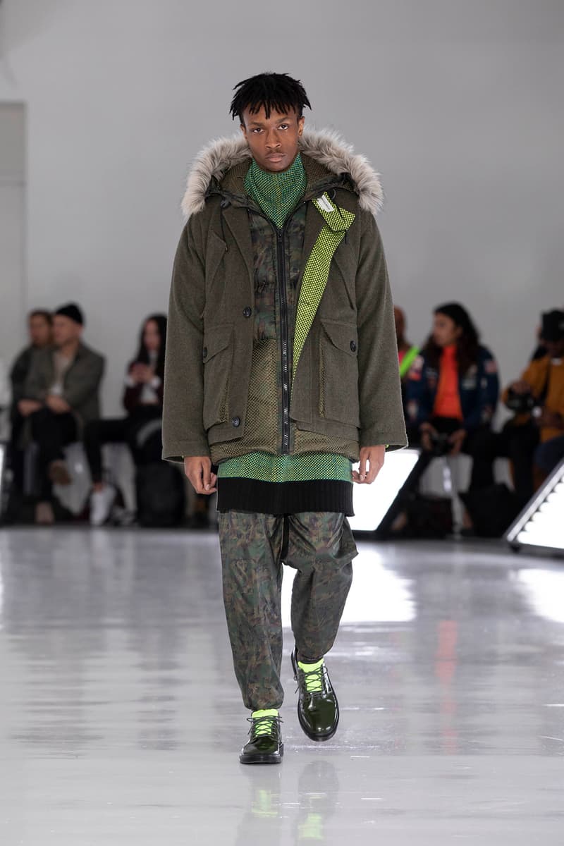 N.HOOLYWOOD Fall Winter 2019 NYFW Show Runway Mens New York Fashion Week Japanese fashion New Balance 996 Daisuke Obana outdoor 