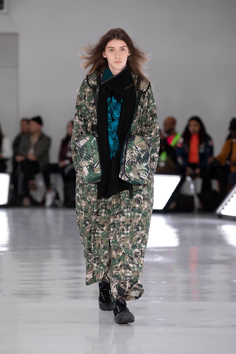 N.HOOLYWOOD Fall Winter 2019 NYFW Show Runway Mens New York Fashion Week Japanese fashion New Balance 996 Daisuke Obana outdoor