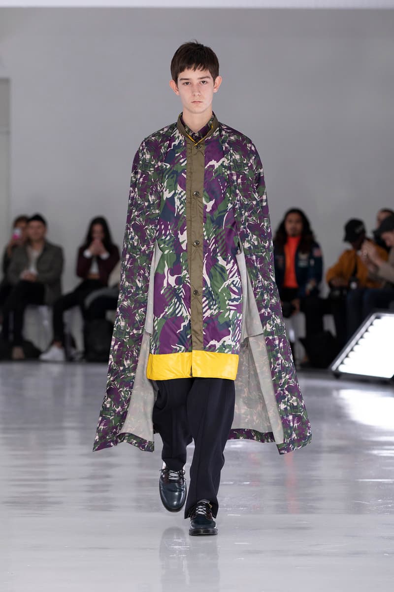 N.HOOLYWOOD Fall Winter 2019 NYFW Show Runway Mens New York Fashion Week Japanese fashion New Balance 996 Daisuke Obana outdoor 