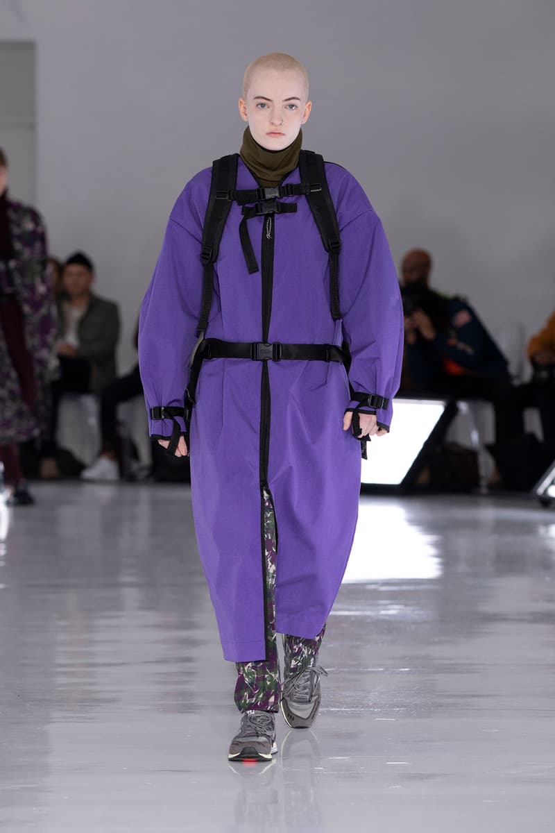 N.HOOLYWOOD Fall Winter 2019 NYFW Show Runway Mens New York Fashion Week Japanese fashion New Balance 996 Daisuke Obana outdoor