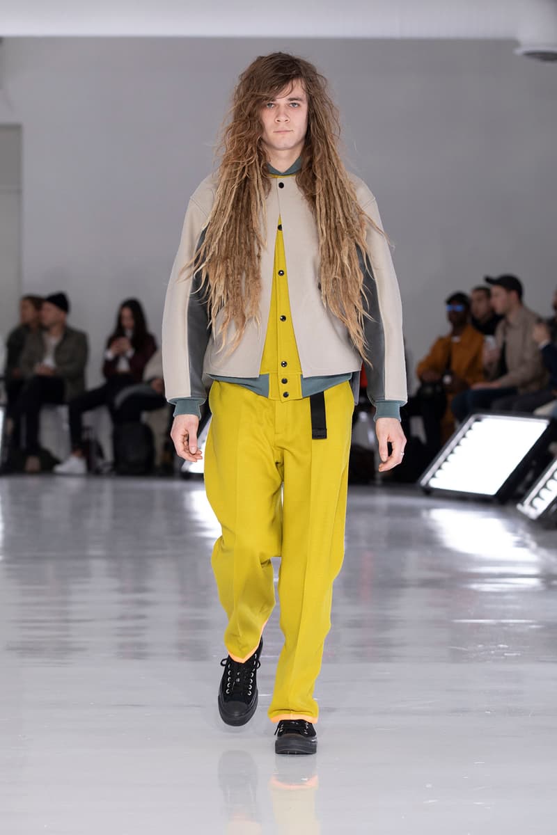 N.HOOLYWOOD Fall Winter 2019 NYFW Show Runway Mens New York Fashion Week Japanese fashion New Balance 996 Daisuke Obana outdoor
