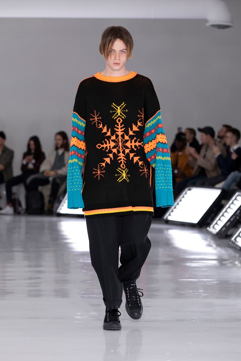 N.HOOLYWOOD Fall Winter 2019 NYFW Show Runway Mens New York Fashion Week Japanese fashion New Balance 996 Daisuke Obana outdoor