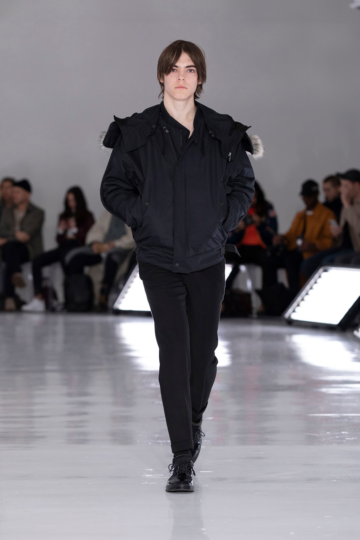 N.HOOLYWOOD Fall Winter 2019 NYFW Show Runway Mens New York Fashion Week Japanese fashion New Balance 996 Daisuke Obana outdoor 