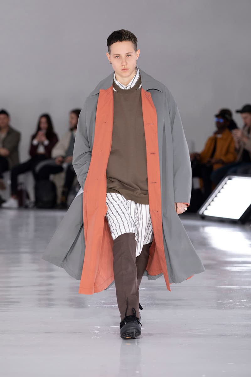 N.HOOLYWOOD Fall Winter 2019 NYFW Show Runway Mens New York Fashion Week Japanese fashion New Balance 996 Daisuke Obana outdoor 