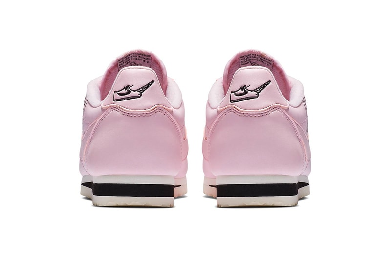 Nathan Bell x Nike Cortez Collaborative Sneaker pink white Pink Foam/Black/Sail/Pink Foam BV8165-600 White/Black/Pink Foam/White BV8165-100 release info stockist price