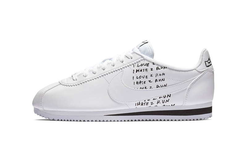 Nathan Bell x Nike Cortez Collaborative Sneaker pink white Pink Foam/Black/Sail/Pink Foam BV8165-600 White/Black/Pink Foam/White BV8165-100 release info stockist price