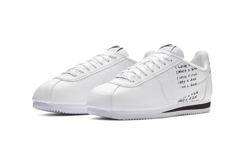 Nathan Bell x Nike Cortez Collaborative Sneaker pink white Pink Foam/Black/Sail/Pink Foam BV8165-600 White/Black/Pink Foam/White BV8165-100 release info stockist price