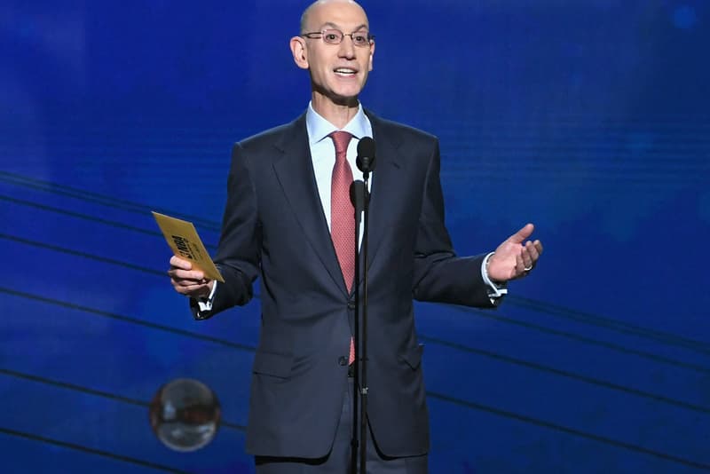 Adam Silver Introduces NBA's New Smart Jerseys all star weekend basketball