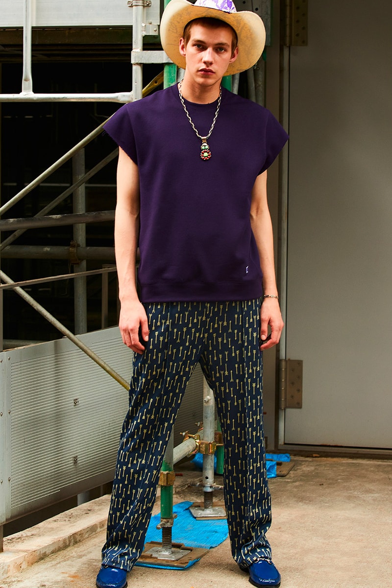 NEEDLES Pattern Poly Smooth Track Pants Release arrow butterfly red purple nepenthes new york tokyo osaka london Spring Summer 2019 