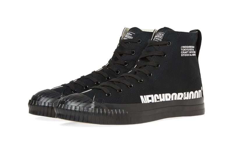 NEIGHBORHOOD SS19 spring summer 2019 gr hi military sneaker shoe colorway green olive drab black white