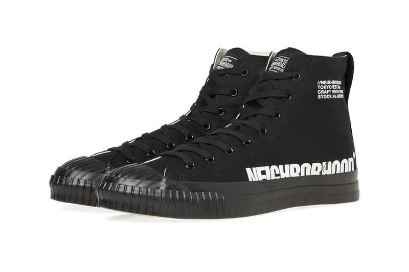 NEIGHBORHOOD SS19 spring summer 2019 gr hi military sneaker shoe colorway green olive drab black white