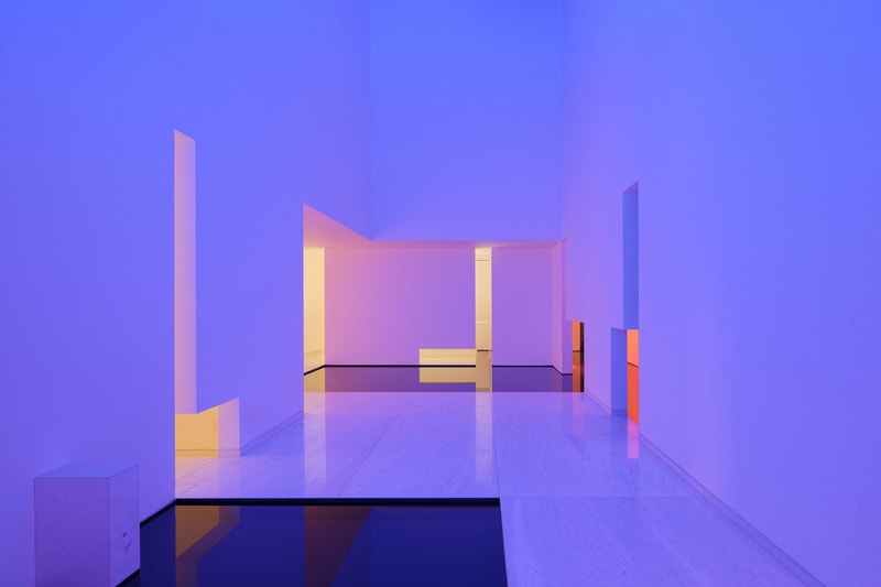 Rombo IV House mexico Miguel Ángel Aragones Architects architecture neon light house