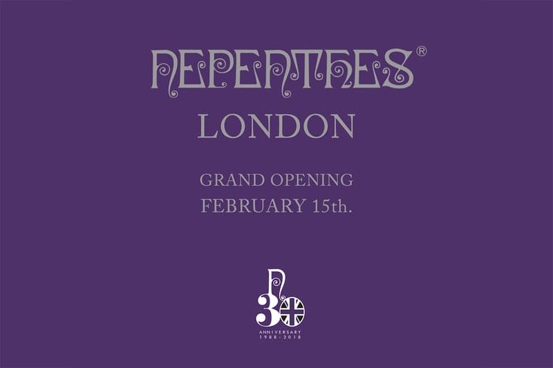 NEPENTHES London Store Grand Opening NEEDLES Engineered Garments AiE Filphies Japan First Look