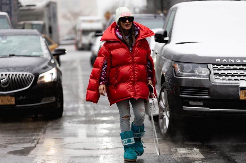 New York Fashion Week FW19 fall winter 2019 city Street Style Snaps outfits photograph calvin klein dior nike air max tn tuned palm angels louis vuitton off white blazer puma ader error prada 18 east