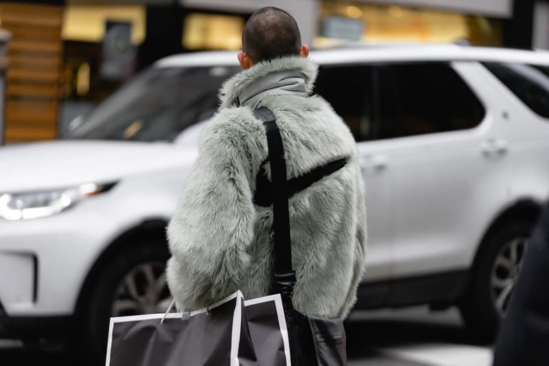 New York Fashion Week FW19 fall winter 2019 city Street Style Snaps outfits photograph calvin klein dior nike air max tn tuned palm angels louis vuitton off white blazer puma ader error prada 18 east