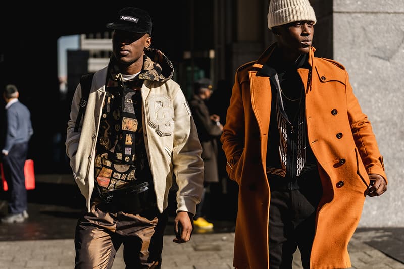 New York Fashion Week FW19 fall winter 2019 city Street Style Snaps outfits photograph calvin klein dior nike air max tn tuned palm angels louis vuitton off white blazer puma ader error prada 18 east