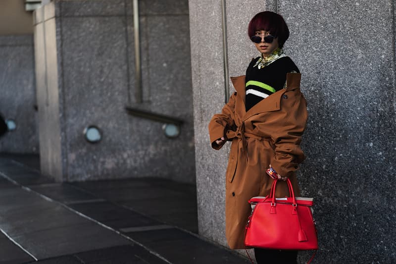 New York Fashion Week FW19 fall winter 2019 city Street Style Snaps outfits photograph calvin klein dior nike air max tn tuned palm angels louis vuitton off white blazer puma ader error prada 18 east