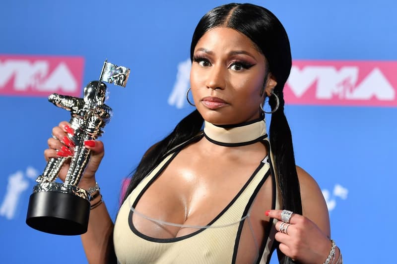Nicki Minaj Ariana Grande grammys Ken Ehrlich 7 rings