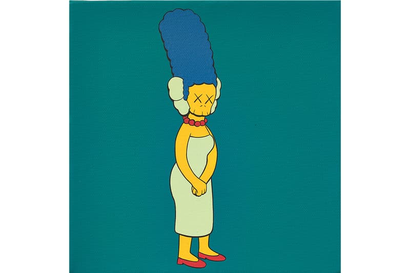 NIGO x Sotheby's Hong Kong "NIGOLDENEYE®" Auction KAWS companions original artwork BAPESTA FS-029 KAWS Chompers THE KAWS ALBUM Futura, Untitled (Pointman) KIMPSONS SERIES (Two Works) Stash, FOUR PACK