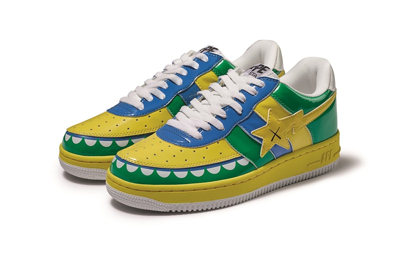 NIGO x Sotheby's Hong Kong "NIGOLDENEYE®" Auction KAWS companions original artwork BAPESTA FS-029 KAWS Chompers THE KAWS ALBUM Futura, Untitled (Pointman) KIMPSONS SERIES (Two Works) Stash, FOUR PACK