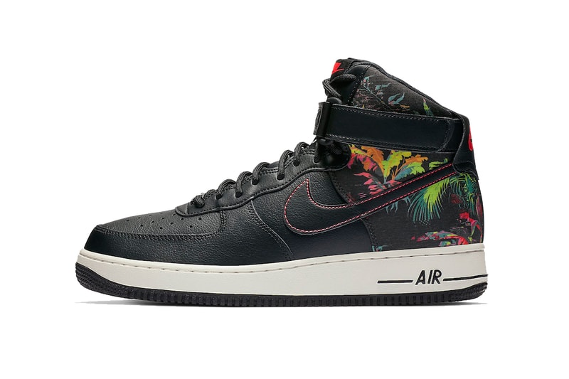 nike air force 1 high black floral 2019 footwear nike sportswear shoes sneaker spring february release date info details cost price