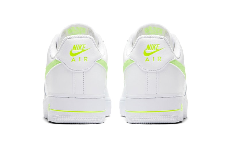 Nike Mixes Leather and Mesh on New Air Force 1s black red white volt grey blue release info images price footwear