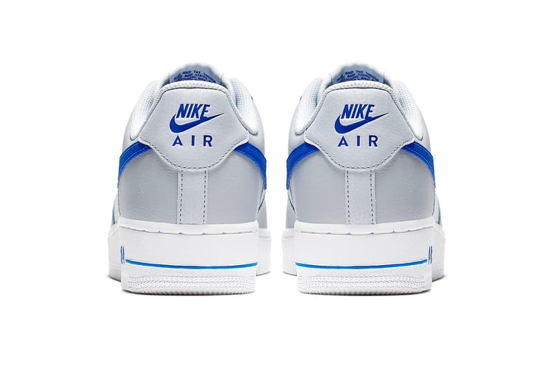 Nike Mixes Leather and Mesh on New Air Force 1s black red white volt grey blue release info images price footwear