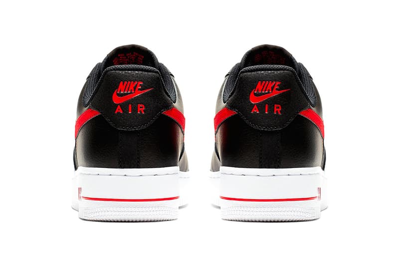 Nike Mixes Leather and Mesh on New Air Force 1s black red white volt grey blue release info images price footwear