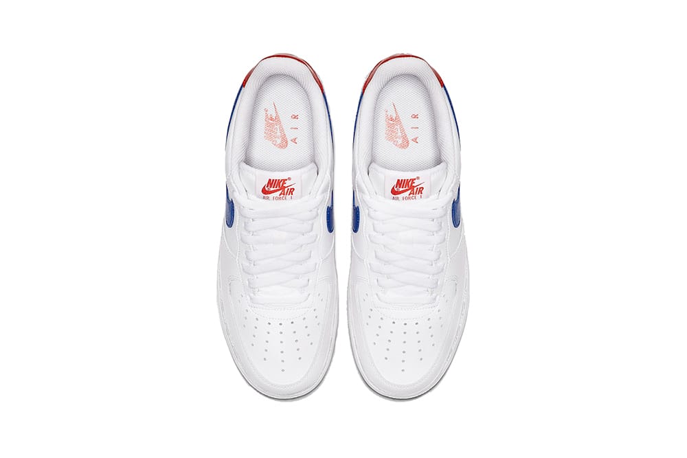 nike air force 1s red and blue