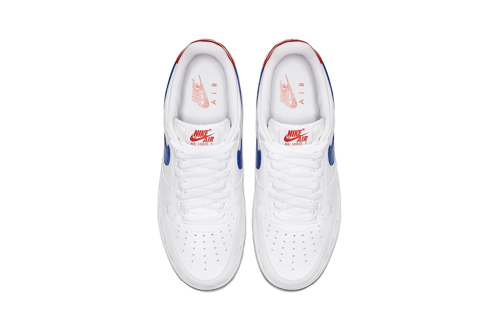 Nike Air Force 1 White/Blue-Red Release Info