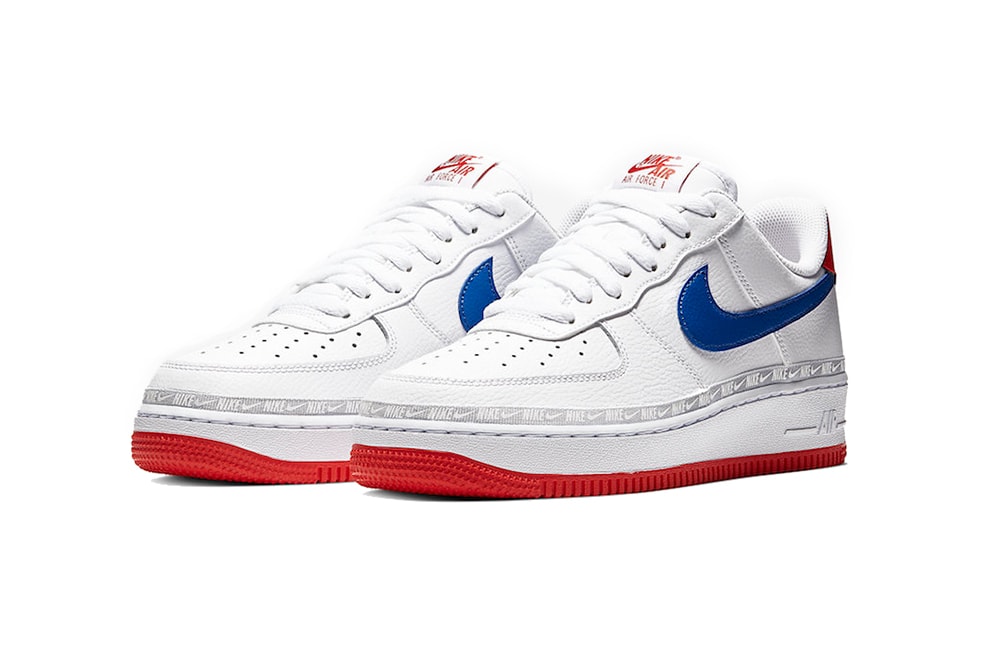 nike air force 1 low white red blue 2019 footwear nike sportswear