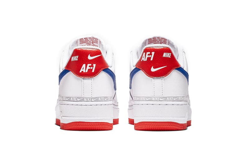 red blue and white af1