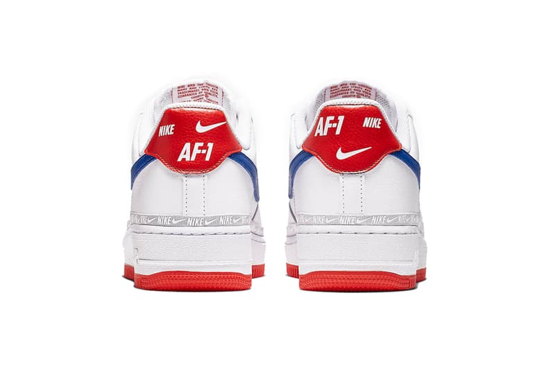 Araña de tela en embudo granja Borradura Nike Air Force 1 "White/Blue-Red" Release Info | Hypebeast