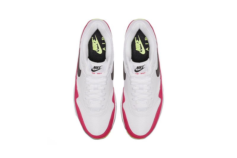 nike air max 1 rush pink volt white black 2019 april release date footwear nike sportswear nsw
