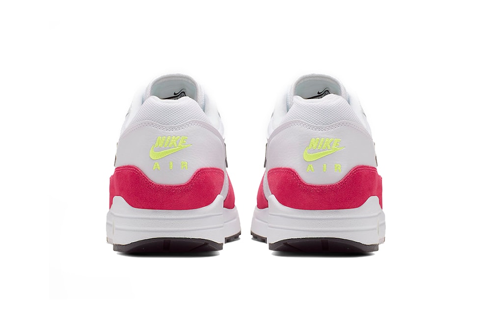 nike air max 1 rush pink volt white black 2019 april release date footwear nike sportswear nsw