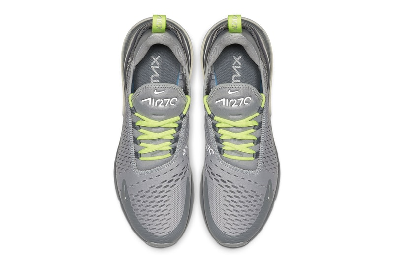 Nike Air Max 270 SS19 Grey Neon Navy Neon Colorways Drop Release First Look 