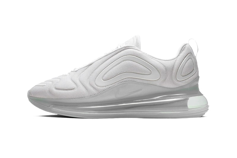Nike Air Max 720 Gets a Metallic White Makeover images release drop date info price footwear sportswear