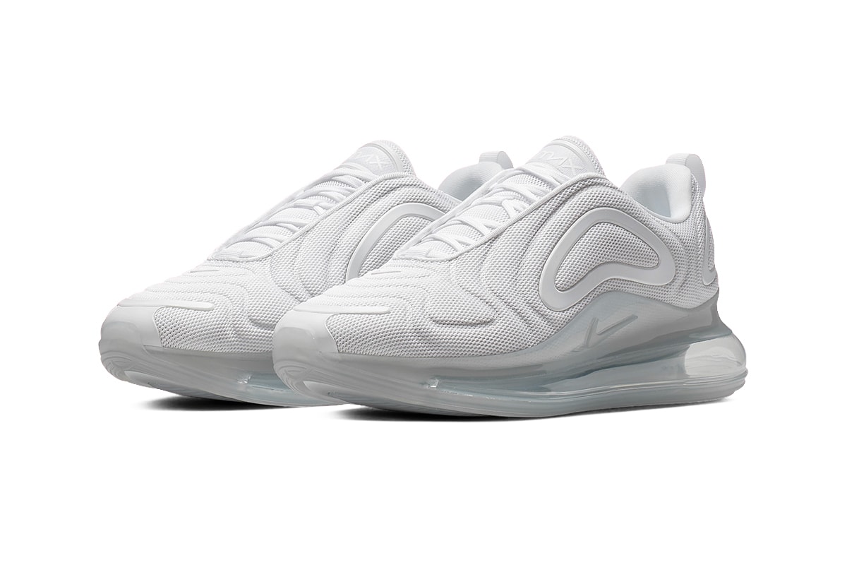 Nike Air Max 720 Gets a Metallic White Makeover images release drop date info price footwear sportswear