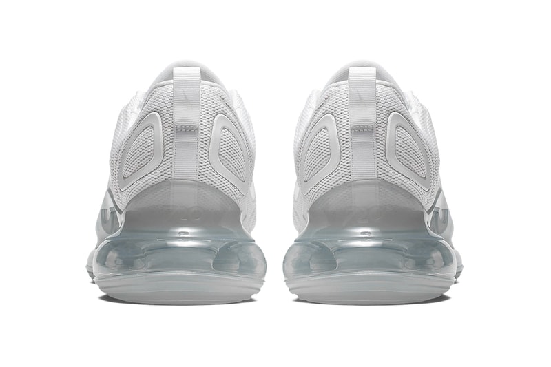 Nike Air Max 720 Gets a Metallic White Makeover images release drop date info price footwear sportswear