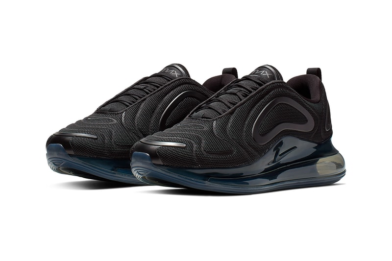 Nike Air Max 720 Triple Black Release Info Date mesh
