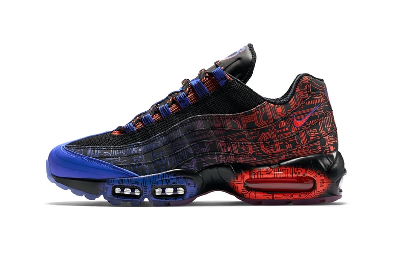 Nike Brings Back Jacob Burris' Air Max 95 "Doernbecher" air max 95 premium blue red freestyle anniversary release drop date raffle draw images price info footwear Oregon 