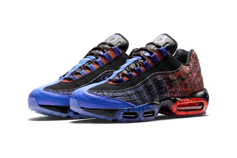Nike Brings Back Jacob Burris' Air Max 95 "Doernbecher" air max 95 premium blue red freestyle anniversary release drop date raffle draw images price info footwear Oregon 