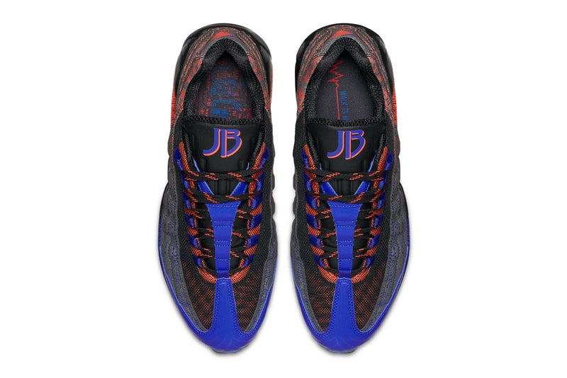 Nike Brings Back Jacob Burris' Air Max 95 "Doernbecher" air max 95 premium blue red freestyle anniversary release drop date raffle draw images price info footwear Oregon 