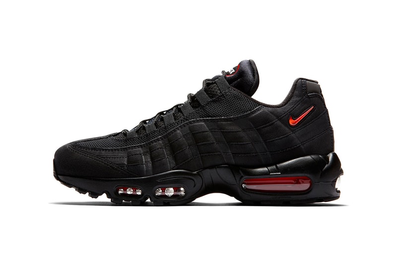 Nike Ornaments New Air Max 95 With Jewel Swoosh black red release drop price images footwear info