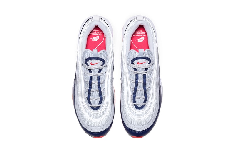 nike air max 97 2019 march footwear nike sportswear pure platinum laser orange midnight navy racer pink summit white