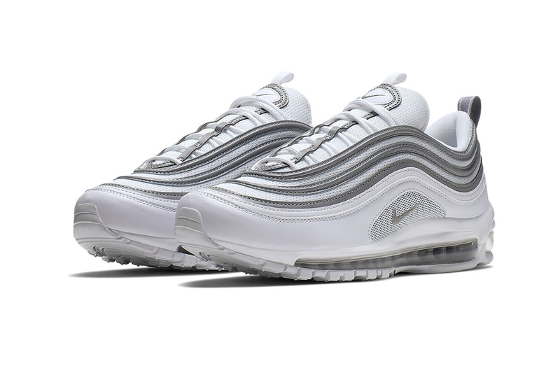 Nike Air Max 97 silver white grey bullet release date details first look classic colorway