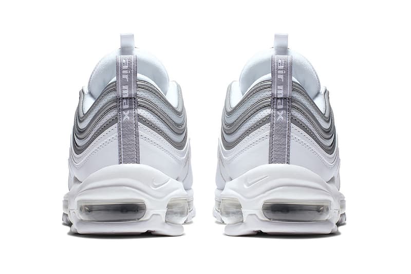 Nike Air Max 97 silver white grey bullet release date details first look classic colorway