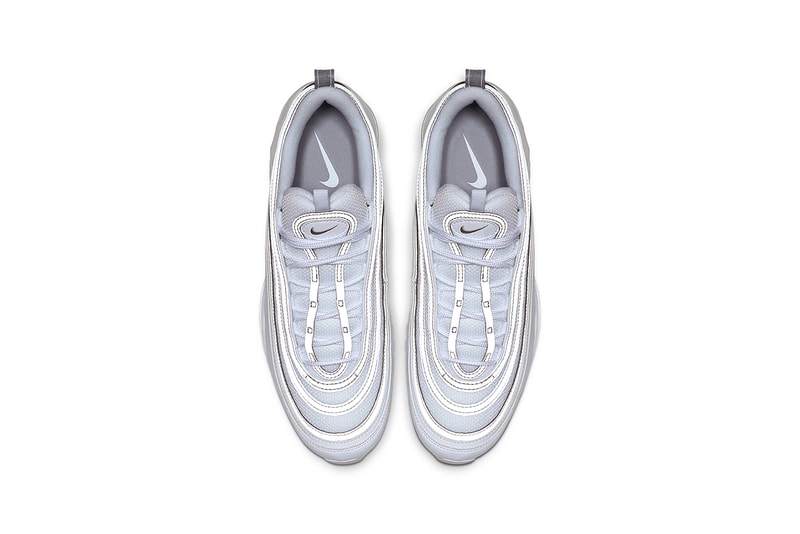 Nike Air Max 97 silver white grey bullet release date details first look classic colorway