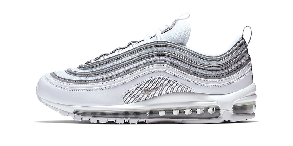 badge Bully Openly Nike Air Max 97 in Metallic Silver & White | Hypebeast
