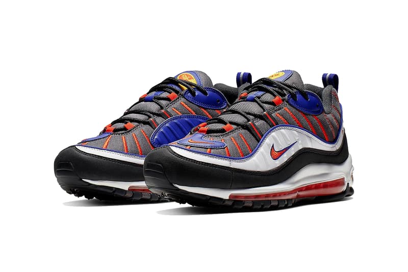 Nike Air Max 98 Grey Orange White Black Hypebeast Nike Air Max 98 Grey Orange White Black Hypebeast